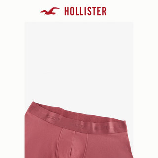 HOLLISTER24夏季5条装LOGO舒适质感四角内裤 男 KI314-4005 浅灰色，灰色，红色，绿色，黑色 XL (180/98A)