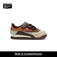 Onitsuka Tiger鬼塚虎运动休闲鞋婴幼童鞋小孩鞋子ADMIX RUNNER KIDS 灰色/棕色 19.5码