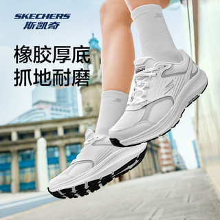 SKECHERS 斯凯奇 WOMEN'S GO系列 暮光 女子轻质缓震跑鞋 128606-BBK 全黑色 35