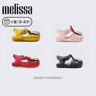 Melissa（梅丽莎）Mini 米奇透气时尚可爱卡通小童果冻凉鞋32499 黄色 8 内长14.5CM（24码适用）