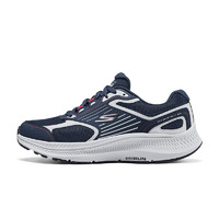 SKECHERS 斯凯奇 MEN'S GO系列 暮光 男子轻质缓震跑鞋 220868-NVRD 蓝色/红色 41.5