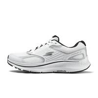 SKECHERS 斯凯奇 MEN'S GO系列 暮光 男子轻质缓震跑鞋 220868-WSL 白色/银色 41