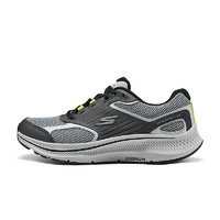 SKECHERS 斯凯奇 MEN'S GO系列 暮光 男子轻质缓震跑鞋 220868-GYBK 灰色/黑色 42.5