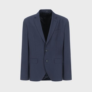 Massimo Dutti 男士纯羊毛顺滑商务通勤绅士职业正装显瘦休闲西服