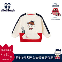 allo&lugh阿路和如年男童帅气儿童上衣卫衣 红色 120cm