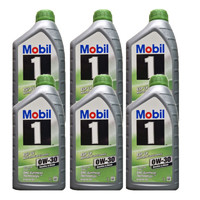 Mobil 美孚 1号 金美孚ESP全合成机油润滑油 汽车机油 欧盟原装进口 1瓶装 0W30 1L*6