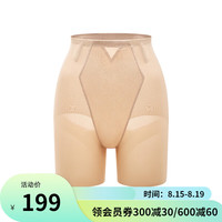 曼妮芬【中塑】曼妮芬高腰收腹提臀塑身裤无痕束腰裤女收肚子产后塑形裤 110 肤色 84