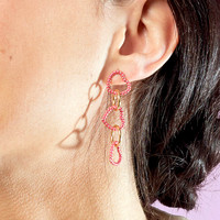 AGATHA瑷嘉莎以爱之名爱心设计耳环法式气质耳饰