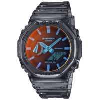 CASIO 卡西欧 沙滩炫彩 G-SHOCK系列 45.4毫米石英腕表 GA-2100TLS-8A