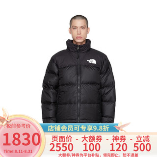 the North Face1996RETRO NUPTSE男女款羽绒服保暖DWR700蓬（鸭鹅） NF0A3C8D男款-LE4-黑色 L