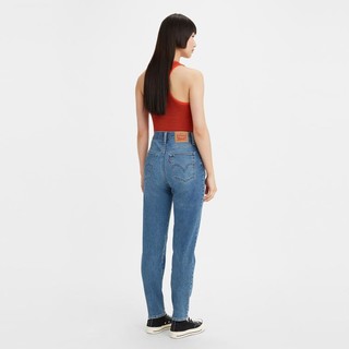 Levi's李维斯女士高腰锥形牛仔裤蓝色潮流时尚百搭