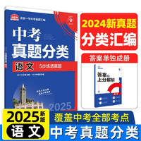 2025版中考必刷卷 真题分类集训 语文 初三九年级真题汇模拟试卷 全国通用 理想树图书