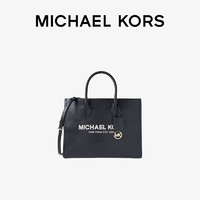 移动端、京东百亿补贴：MICHAEL KORS 迈克·科尔斯 礼物送女友MK女包MIRELLA皮质斜挎手提托特包 中号 黑色