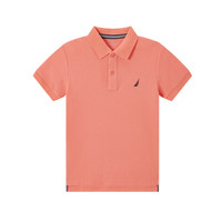 诺帝卡 NAUTICA童装【儿童基本款】 男童POLO衫夏季短袖T恤抑菌 桃红-清仓 150cm
