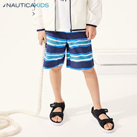诺帝卡 NAUTICA童装【夏日海边】 男童短裤夏季儿童沙滩裤五分裤 藏青/蓝色 140cm