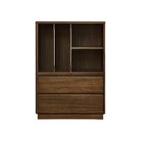 QuanU 全友 风华系列 DW8085 电视柜矮柜 胡桃色 59*28.5*9.5cm