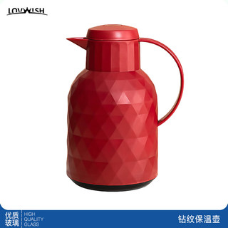 LOVWISH 乐唯诗 保温壶 温显款 1L 中国红