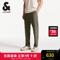 杰克·琼斯（JACK&JONES）秋季时尚潮百搭舒适长裤子直筒多口袋纯色休闲裤男224314018 E08 橄榄绿 E08 橄榄绿 170/80A/SR