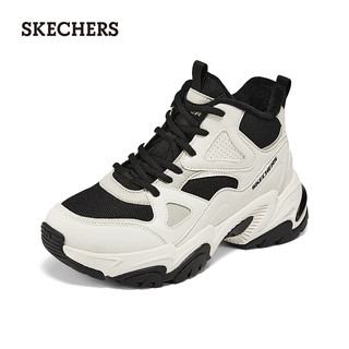 斯凯奇（Skechers）斯凯奇蜜糕鞋2024夏季168023 白色/黑色/WBK 41