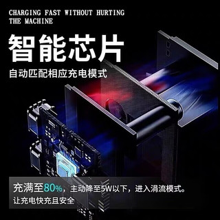 美的N次方适用小米充电器120W/90W/67W小米13红米K50 K40St数据线ype-c快充头套装Note10 11pro黑鲨 适用显金标120W1米套装