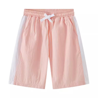 诺帝卡 NAUTICA童装【2024夏季】 男童女童儿童运动服防晒套装训练服 粉红-短裤 165