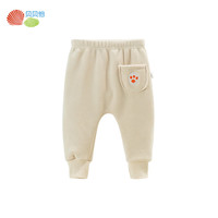 贝贝怡童装宝宝卡通奥粒绒屁屁裤秋冬婴幼儿大PP裤女儿童加绒裤子