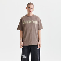 VETEMENTS 时尚潮流字母印花宽松休闲情侣短袖 301446