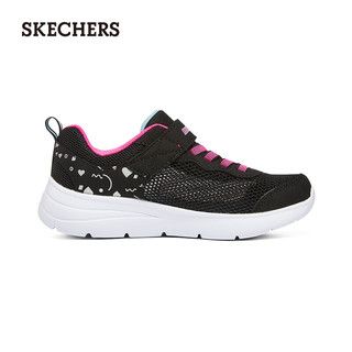 斯凯奇（Skechers）透气魔术贴儿童休闲鞋312012L 黑色/多彩色/BKMT 31码