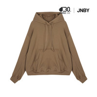 江南布衣 JNBY24秋卫衣连帽宽松套头5O9411080 216/腊粉驼色 XS