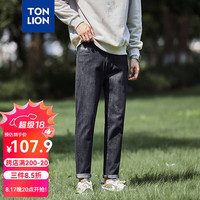 唐狮 TONLION2024男小细节牛仔长裤TB 黑色 31