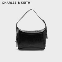 CHARLES&KEITH24秋季新品CK2-40671678可调节肩带单肩方形腋下包  L