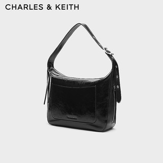 CHARLES&KEITH24秋季新品CK2-40671678可调节肩带单肩方形腋下包  L