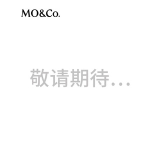 MO&Co.2024秋90%鸭绒大翻领双开头拉链短款羽绒服MBC3EINT05 巧克力色  S/160