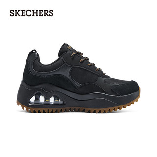 斯凯奇（Skechers）夏季女鞋户外鞋厚底缓震气垫鞋抓地耐磨177545 全黑色/BBK 35.5