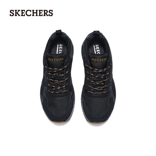 斯凯奇（Skechers）夏季女鞋户外鞋厚底缓震气垫鞋抓地耐磨177545 全黑色/BBK 40