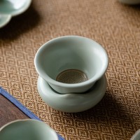 京峰阁 茶道茶漏悟道茶海茶具套装家用茶道配件茶盘摆件 悟道茶漏