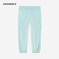 Converse匡威儿童装男童长裤2024秋季中大童束脚休闲运动裤潮 浅湖蓝 130/56（7）
