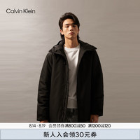 Calvin Klein Jeans【防风防泼水】24秋季男士ck山系户外连帽棉服J326431 BEH-太空黑 XXL