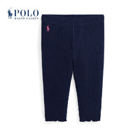 Polo Ralph Lauren 拉夫劳伦 婴童 24年秋罗纹弹力长裤RL42143 410-深蓝色 9M