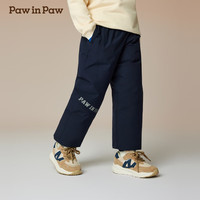 PawinPaw卡通小熊童装2024年秋冬男女童羽绒裤舒适防风保暖 Navy藏青色/59 140cm