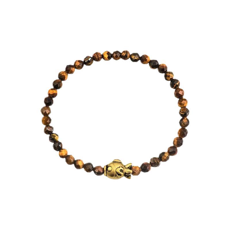 MONOLOGUE 独白 MR1413 年年有鱼玉石黄金手串