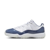 AIR JORDAN Air Jordan 11 Retro Low 男子休闲运动鞋 FV5104-104 白/深藏青/芬蓝/足球灰 38.5