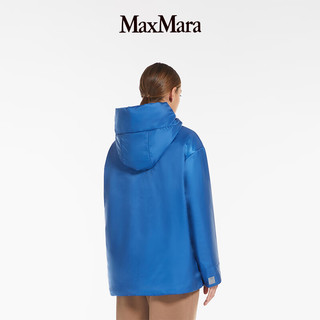 MaxMara 2024早秋女装连帽卫衣夹克外套9486104406 蓝色 36