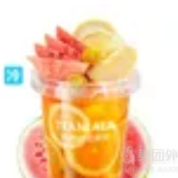 移动端：甜啦啦 一桶水果茶960ml兑换券