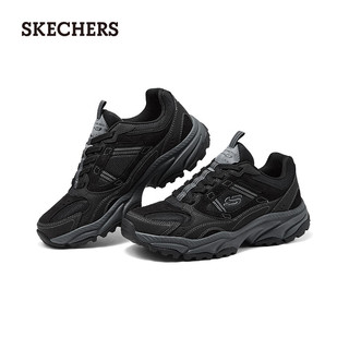 斯凯奇（Skechers）炫酷厚底户外鞋237740 黑色/炭灰色/BKCC 45.5