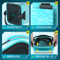 沃鼎鱼桶折叠钓鱼打水桶野钓鱼护鱼箱装备带盖手提活鱼桶