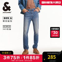 杰克·琼斯（JACK&JONES）秋季时尚日常百搭舒适休闲长裤子微弹锥形牛仔裤男22433208 E39 中牛仔蓝 E39 中牛仔蓝 190/92A/XXLR