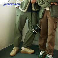 迪卡侬SPW城市机能工装裤男防晒防泼宽松户外锥形休闲运动裤SAP1