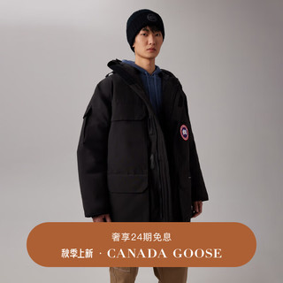 加拿大鹅（Canada Goose）Expedition 男士派克大衣经典升级大鹅羽绒服 2051M 61 黑色 L