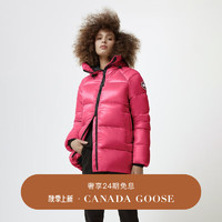 加拿大鹅（Canada Goose）Cypress 女士短款羽绒夹克户外休闲外套大鹅羽绒服 2239L 121 巅峰粉 | 女款 XS